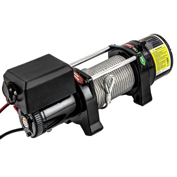 Лебедка автомобильная электрическая LB-2000, 2.2 т, 3.2 кВт, 12 В Denzel 52021