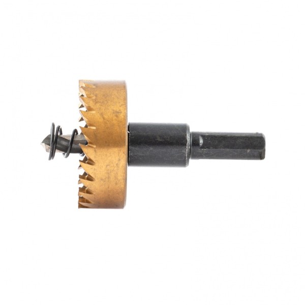 Коронка по металлу HSS, 40 мм, нитридтитановое покрытие Denzel 724112