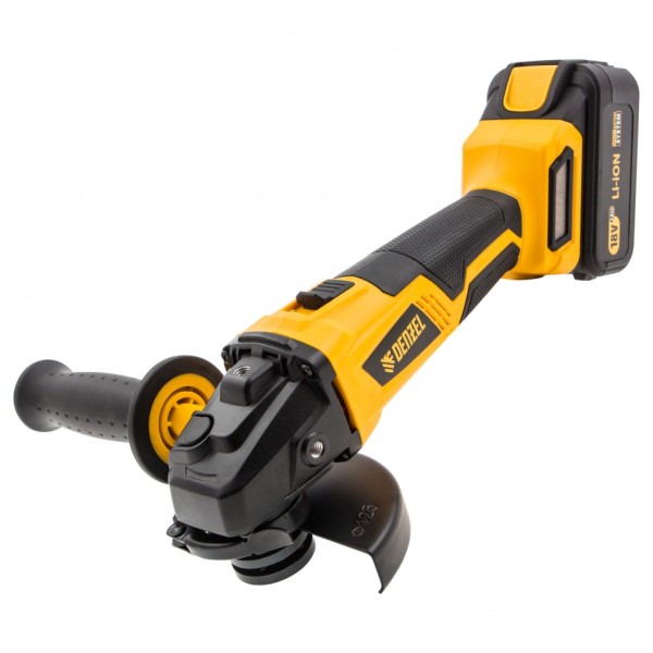 Машина углошлифовальная аккумуляторная BLG-IB-18-125, бесщеточная BLG-IB-18-125, Li-ion, 18 В Denzel 27003