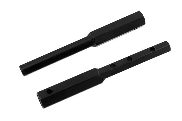 Удлинители осей шест. 23 мм / шест. 23 мм, длина 270 мм, комплект 2 шт Denzel 59903