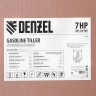 Мотоблок DPT-370-PRO, 7 л.с, ременное сцепление, ширина 90 см, глубина 35 см, фрез 3 х 4, ШОМ, передачи 4В/2Н Denzel 56404