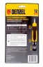 Отвертка реверсивная, механизм SmartPush 12 шт, S2 Denzel 7711611