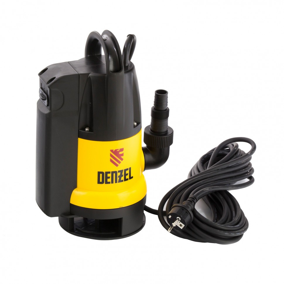 Дренажный насос DP800A, 800 Вт, подъем 5 м, 13000 л/ч Denzel 97219