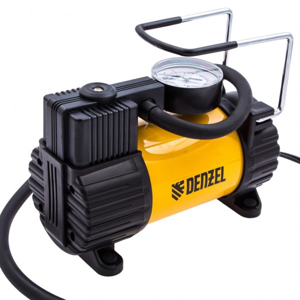 Компрессор автомобильный AC-37, 12 В, 7 атм, 37 л/мин, автомобильный предохранитель Denzel 58055