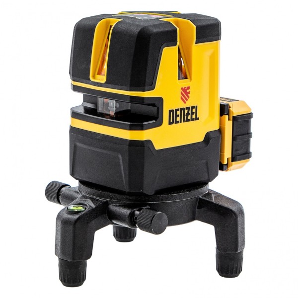 Лазерный уровень LX 05 Red, 20 м, 635 нм, аккумулятор Li 5200 mAh, резьба 5/8 Denzel 35071