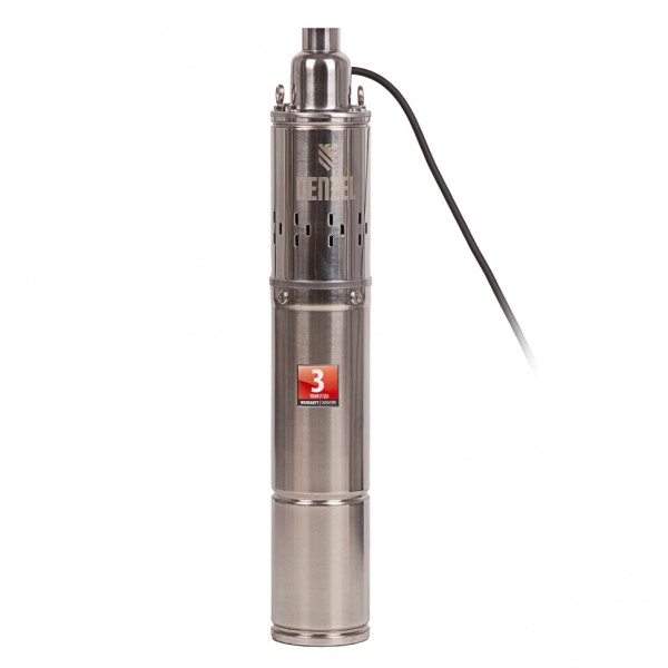 Скважинный насос DWS-4-100, винтовой, диаметр 4, 800 Вт, 1700 л/ч, напор 100 м Denzel 97252