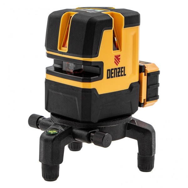 Лазерный уровень LX 06 Green, 30 м, 520 нм, аккумулятор Li 5200 mAh, резьба 5/8 Denzel 35072