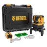 Лазерный уровень LX 06 Green, 30 м, 520 нм, аккумулятор Li 5200 mAh, резьба 5/8 Denzel 35072