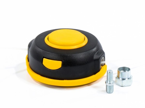 Катушка универсальная триммерная, гайка М8 х 1.25, гайка М10, винт М8-М10, левая резьба, шаг 1.25 мм Denzel 96312