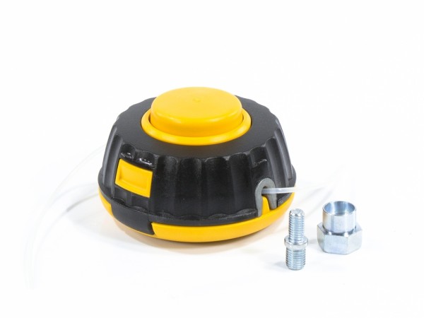 Катушка универсальная триммерная, гайка М10 х 1.25, гайка М8, винт М8-М10, левая резьба, шаг 1.25 мм Denzel 96316