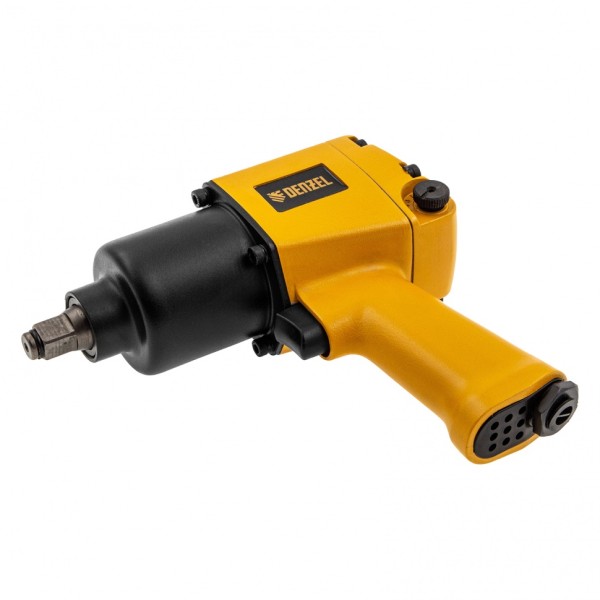 Ударный пневмогайковерт IW860+набор головок, 1/2, 7000 об/мин, 868 Нм Denzel 57473