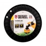 Леска для триммера звезда, 2,0мм х 374м, на DIN катушке FLEX CORD, Denzel 96285