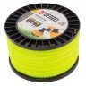 Леска для триммера витой квадрат, 2,7мм х 196м, на DIN катушке FLEX CORD Denzel 96299