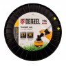 Леска для триммера витой квадрат, 2,7мм х 196м, на DIN катушке FLEX CORD Denzel 96299