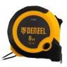 Рулетка 8м х 25мм, двухкомп. корпус, кнопка-пауза Denzel 31544