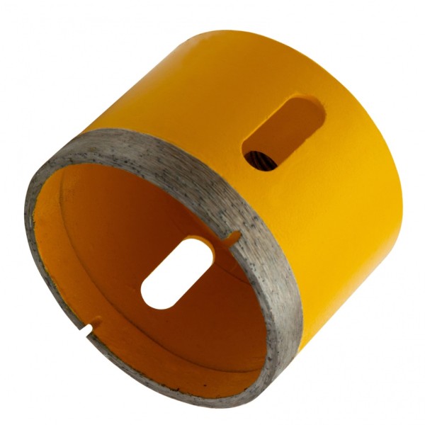 Сверло алмазное по керамограниту, 75 мм, мокрая резка, М14 Denzel 72695