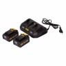 Кусторез аккумуляторный RBC510-36, Li-ion, 36 В, 4 Ач, нож 510 мм, поворотная ручка Denzel 59410