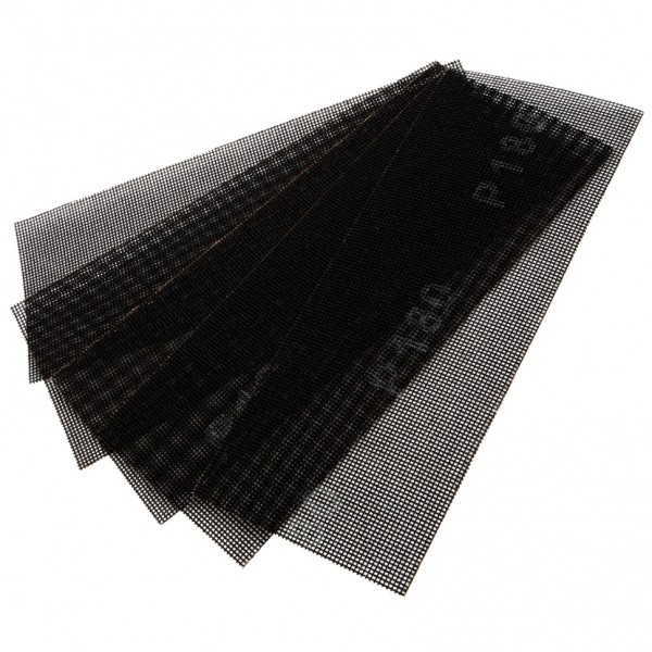 Сетка абразивная, P 180, 115 х 280 мм, 5 шт Denzel 75177