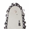 Пила цепная электрическая EDS-2200, 2.2 кВт,продольная, шина 45 см, шаг 3/8, паз 1.3 мм, 62 звена Denzel 95619