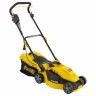 Газонокосилка электрическая GM-1200, 1200 Вт, ширина 32 см, 3 уровня, травосборник 25 л. Denzel 96615