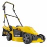Газонокосилка электрическая GM-1200, 1200 Вт, ширина 32 см, 3 уровня, травосборник 25 л. Denzel 96615