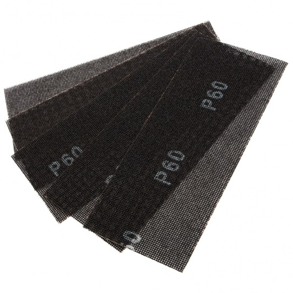 Сетка абразивная, P 60, 115 х 280 мм, 5 шт Denzel 75167