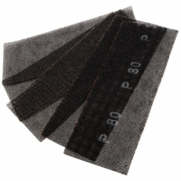 Сетка абразивная, P 80, 115 х 280 мм, 5 шт Denzel 75169